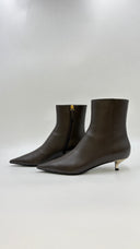 Stivaletti con tacco basso oro N°40 GIORGIO ARMANI