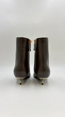 Stivaletti con tacco basso oro N°40 GIORGIO ARMANI