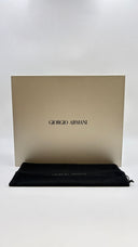 Stivaletti con tacco basso oro N°40 GIORGIO ARMANI