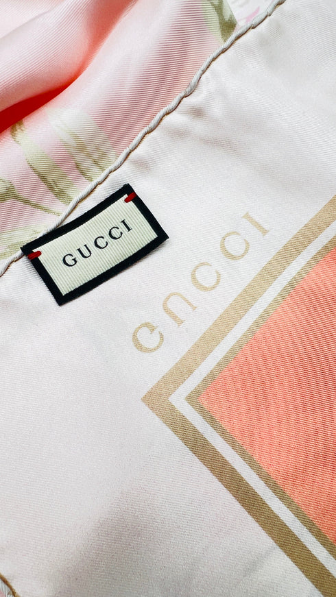 Foluard in seta con rose