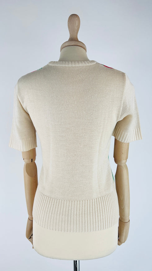 T-shirt in maglia righe