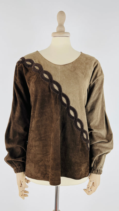 Longsleeve suede