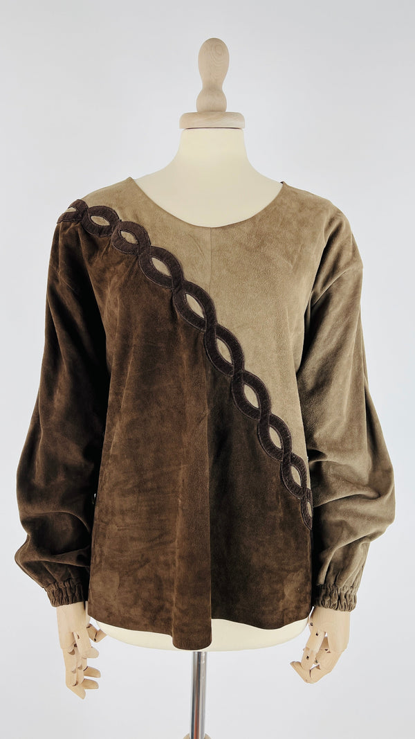 Longsleeve suede