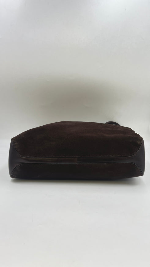 Borsa “Horsebit” marrone