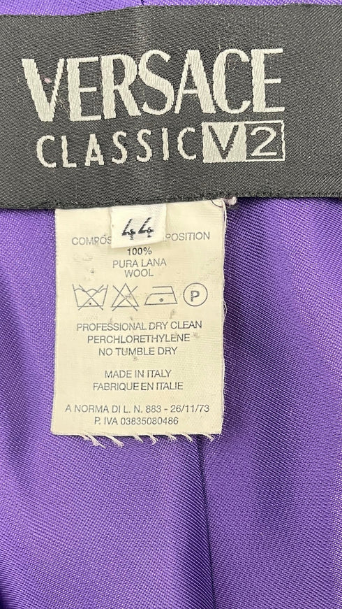 Blazer in crepe di lana vintage