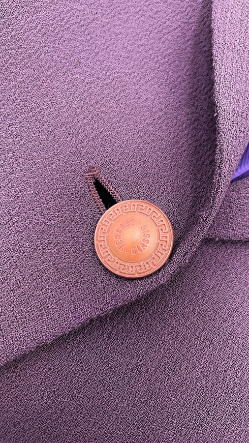 Blazer in crepe di lana vintage