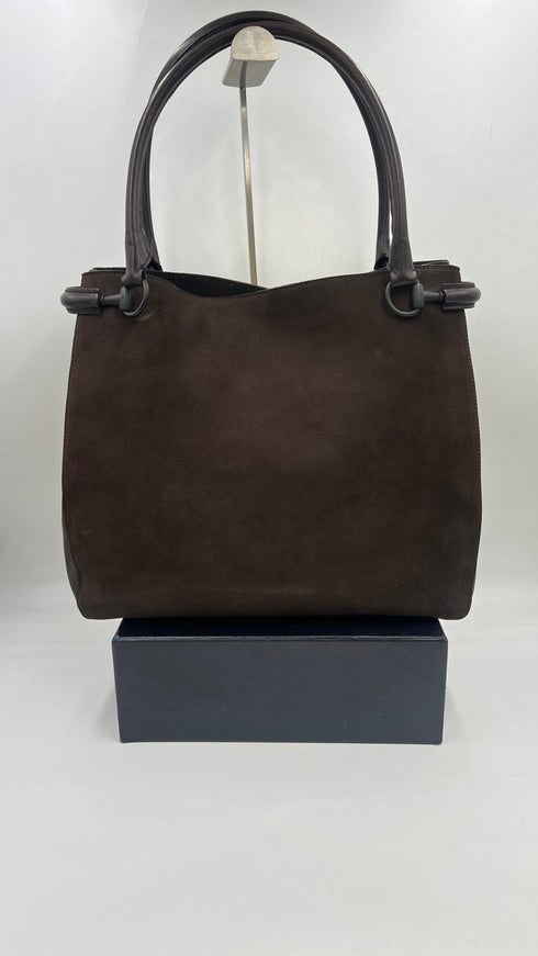 Borsa “Horsebit” marrone