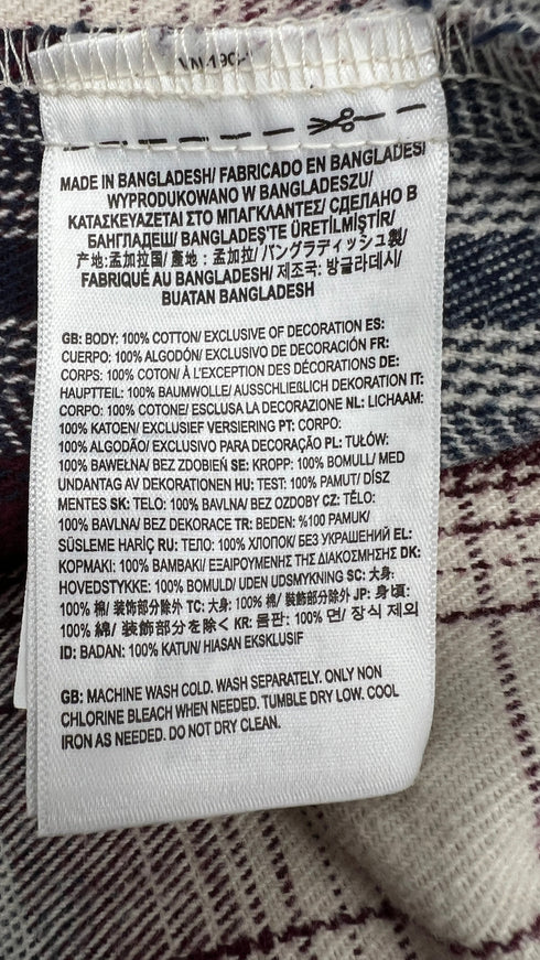 Giacca cotone tartan