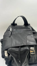 Zaino in pelle nera Dior Homme