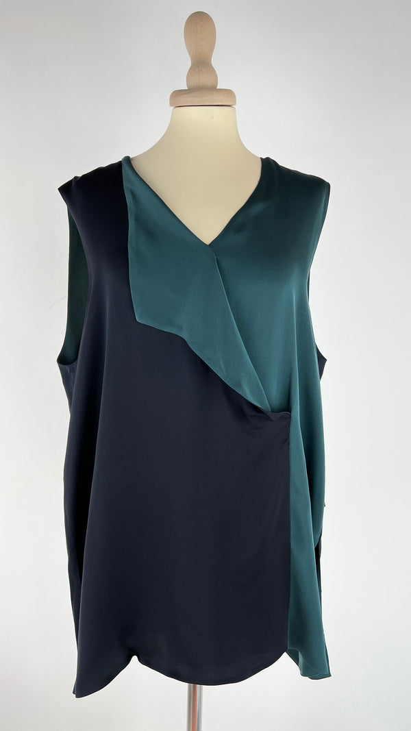 Smanicato in seta bi-color