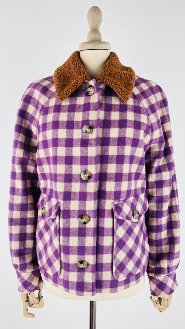Giacca collo teddy
