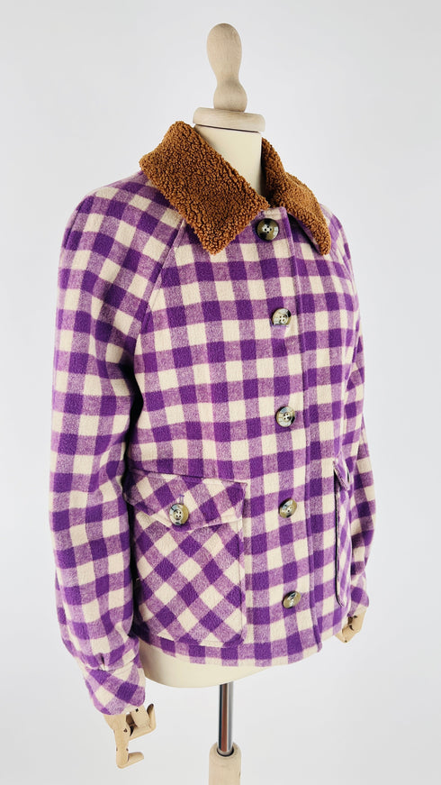 Giacca collo teddy