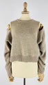 Maglia corta off-shoulder