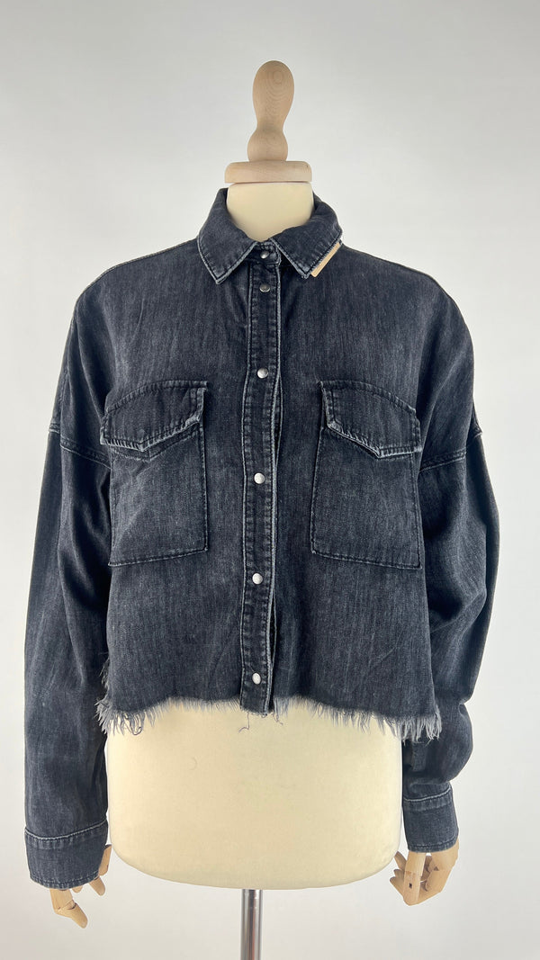 Camicia in denim doppia lunghezza