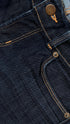 Jeans a zampa blu scuro