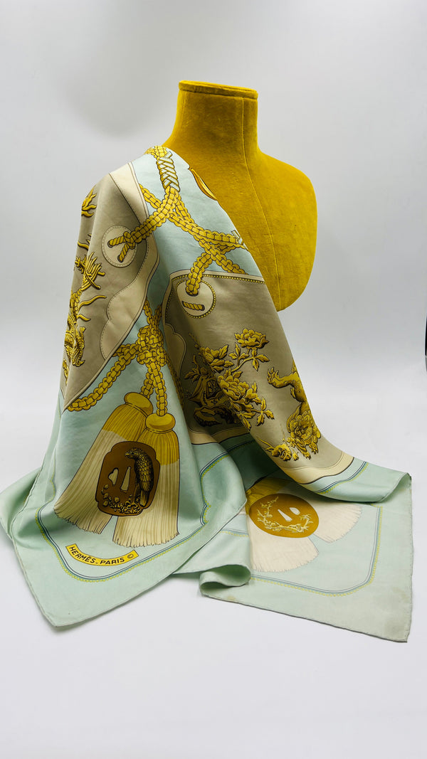 Foulard "Tsubas" vintage