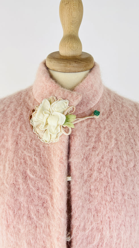 Cappotto dégradé con rosa