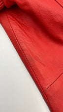 Chiodo in pelle rosso Unsigned