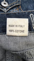 Giacca denim impunturata