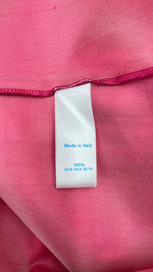 Blusa in seta rosa