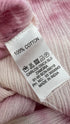 Abito lungo tie-dye con cartellino
