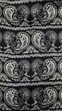 Smanicato paisley vintage Pierre Balmain