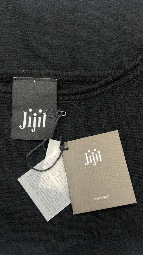 Maglia cropped con cartellino