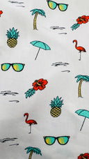 Top bianco stampato Y COO