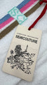 Smanicato a V in maglia con cartellino