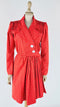 Abito midi vintage a pois