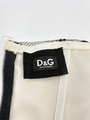 Abito corto in pizzo D&G