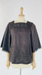 Blusa sangallo marrone