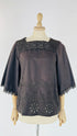 Blusa sangallo marrone