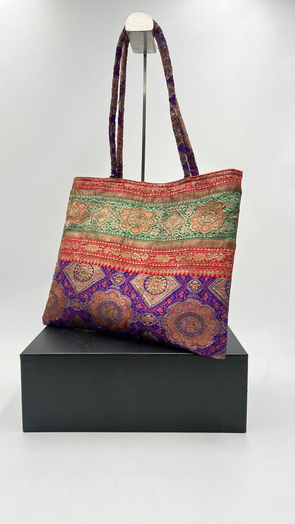 Tote-bag a fiori