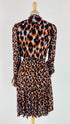 Abito midi motivo animalier