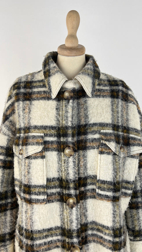 Soprabito tartan garzato