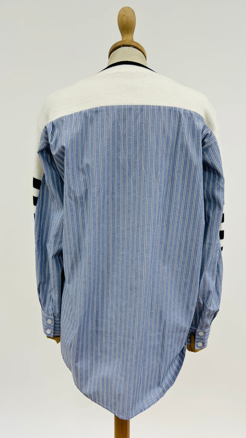 Cardigan multi-righe