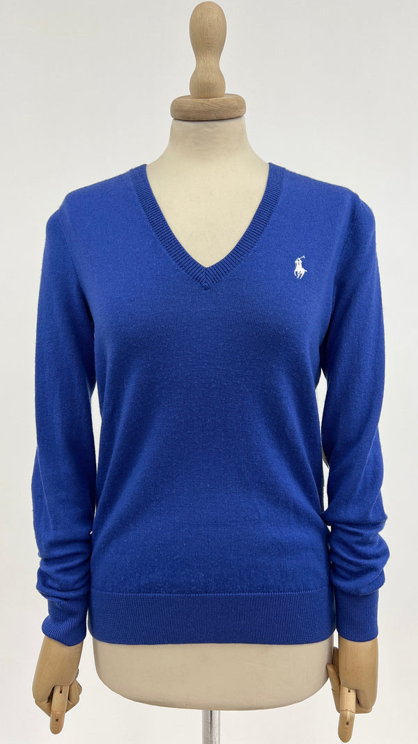 Maglione in merino “V”