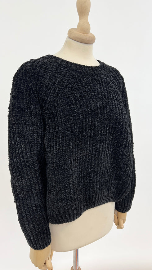 Maglione raglan melange