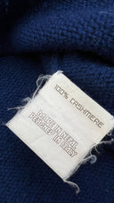 Maglione in cashmere blu Happy sheep
