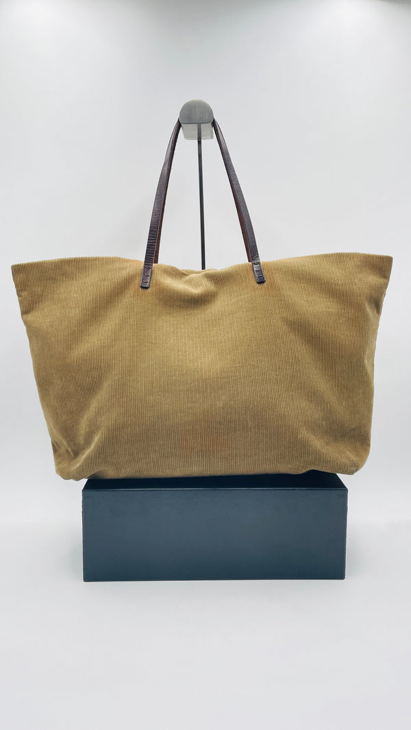 Borsa in velluto a costine