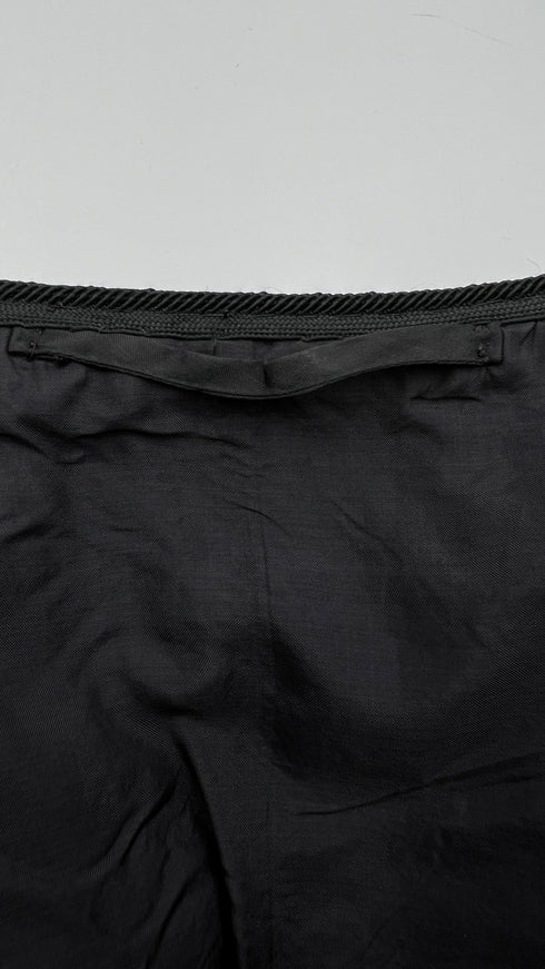 Giacca nera in crepe