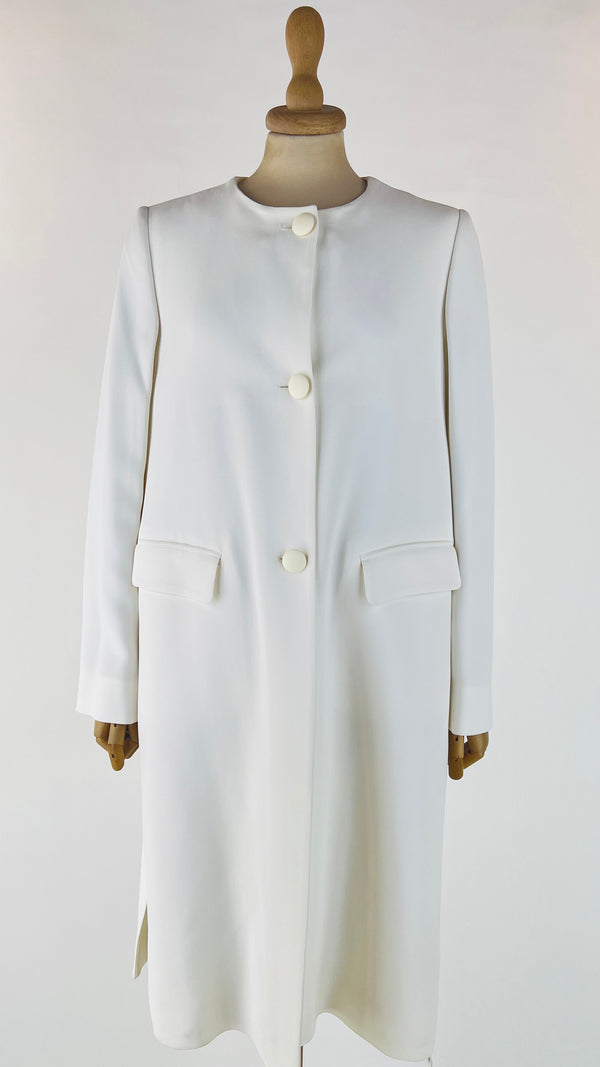 Soprabito in cady bianco