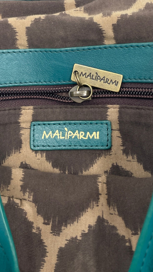 Borsa in pelle verde