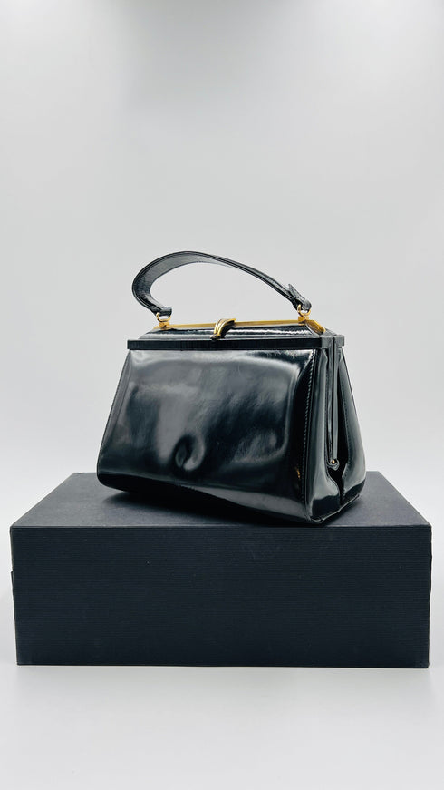 Borsa pelle lucida