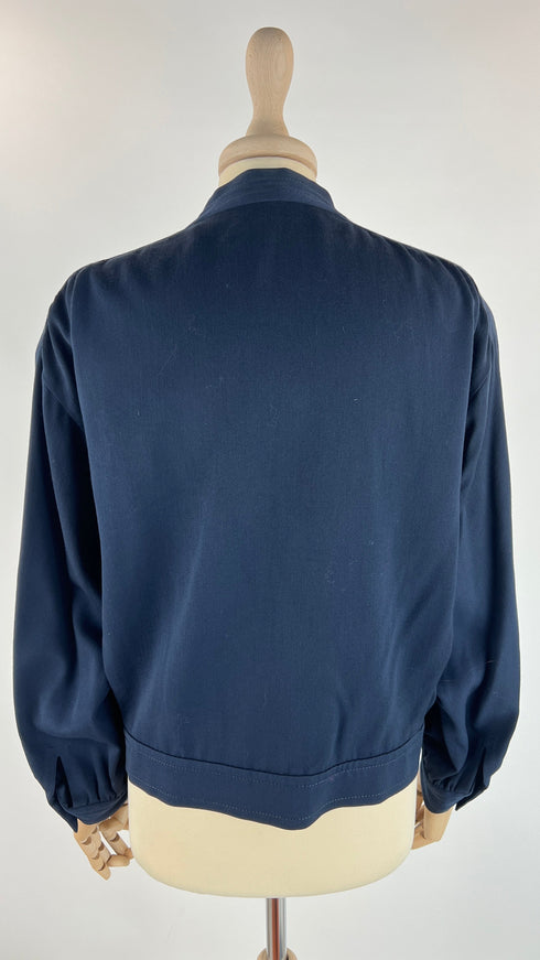 Cardigan blu vintage