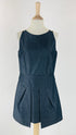 Abito corto in denim