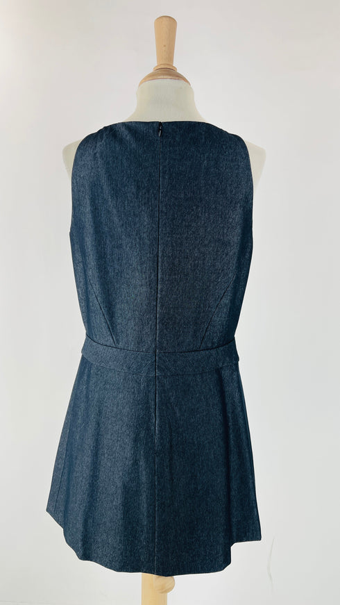 Abito corto in denim