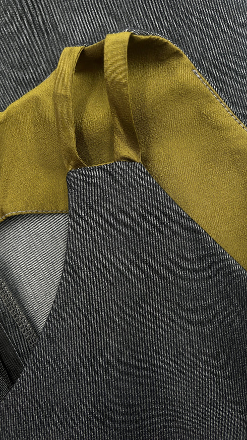 Abito corto in denim