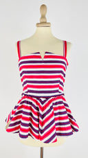 Top smanicato a righe MAX & CO